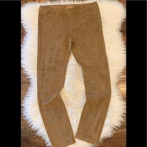 Joyfolie “Wendy” Faux Suede Jeggings
